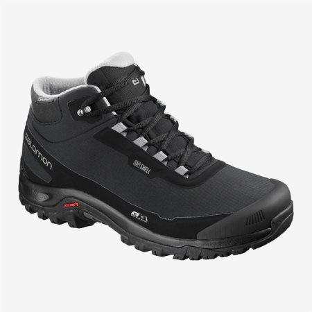 Salomon SHELTER CS WP Mens Hiking Boots Black | Salomon South Africa